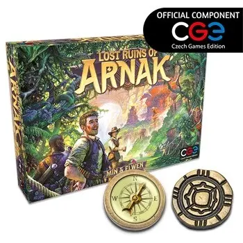 Lost Ruins of Arnak Metal Coins and Compasses (54)