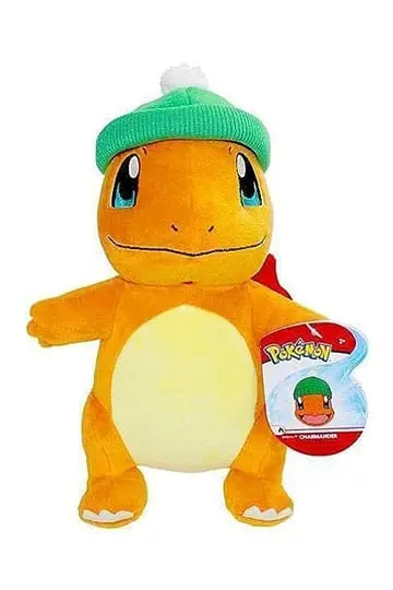 Charmander with Christmas Hat Plush Figure 20 cm