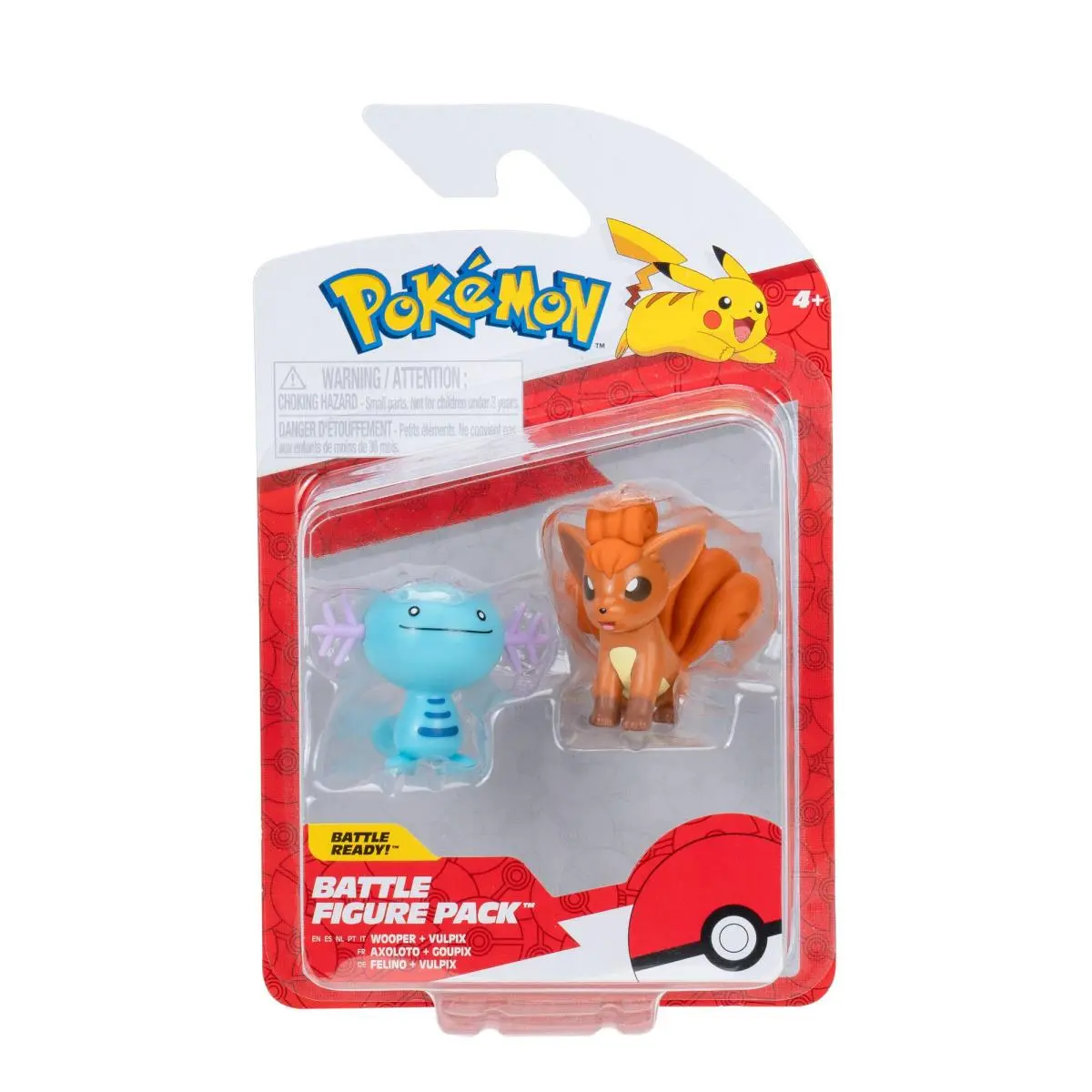 Wooper and Vulpix Battle Feature Figure 2-Pack