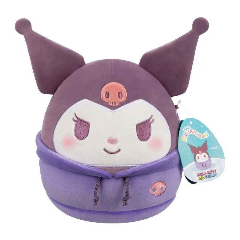 Kuromi Hoddie Squishmallows Plush Figure 20 cm