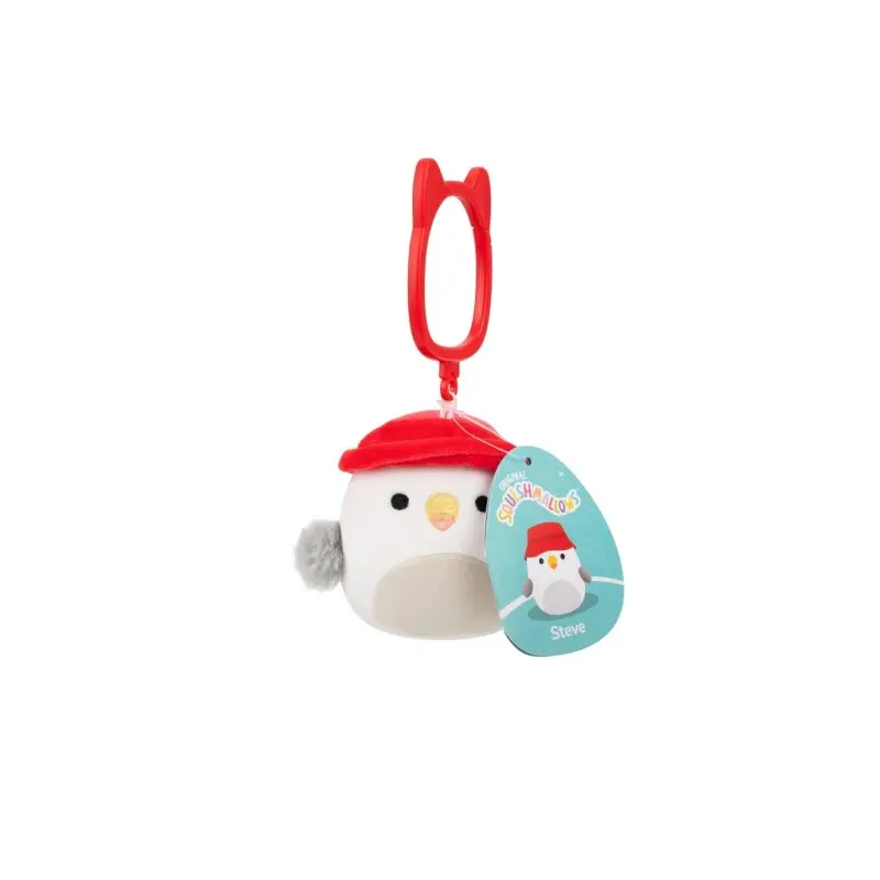 Steve Squishmallows Clip On Plush Figure 9 cm