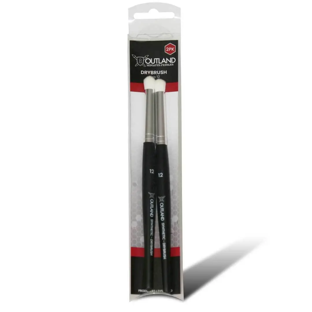 Outland Round Drybrush Set 12 (2)