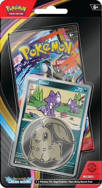 Mega Evolution 4 Chaos Rising Toxel 1P Checklane Pack