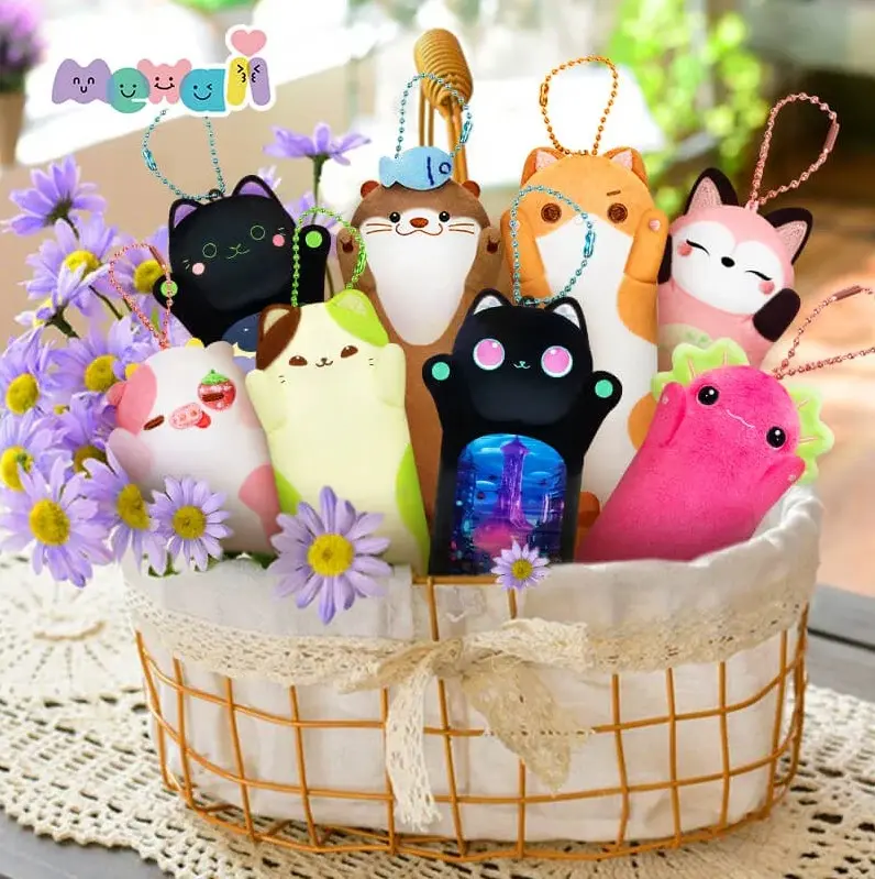 Mewaii Long Family Plush Mystery Keychain 12 cm