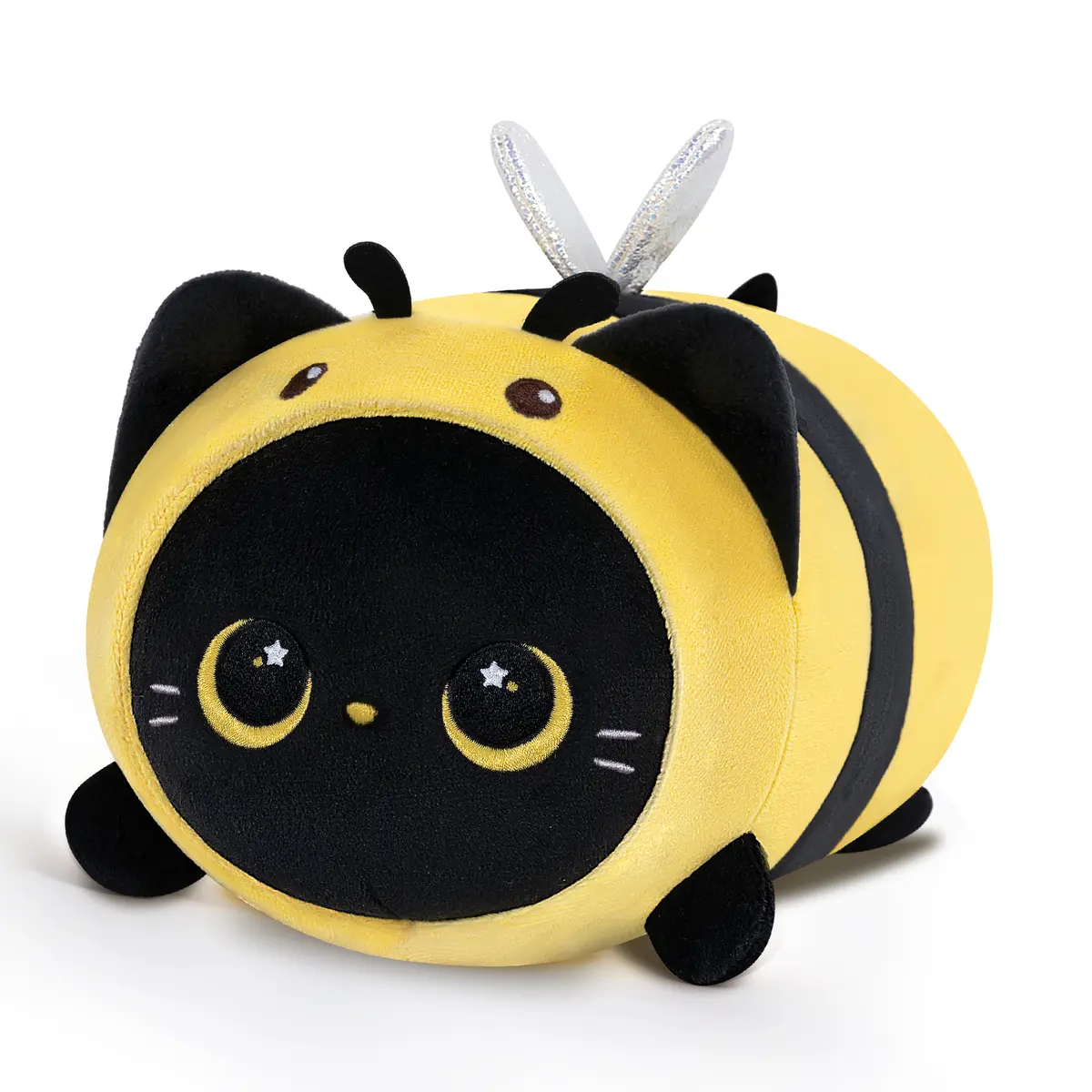Cat with Bee Hoodie Fluffy Family Plush Figure 20 cm