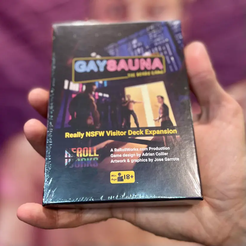 Gay Sauna NSFW Replacement Cards