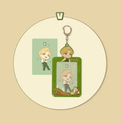 TinyTAN [V] Dynamite Photo Card Key Holder