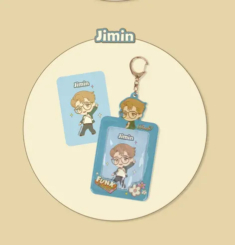 TinyTAN [JIMIN] Dynamite Photo Card Key Holder