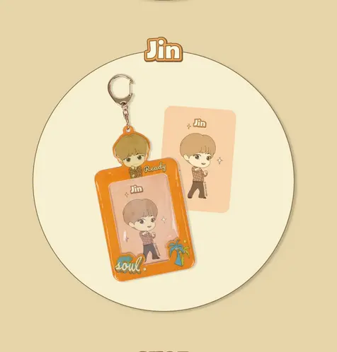 TinyTAN [JIN] Dynamite Photo Card Key Holder