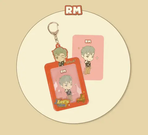 TinyTAN [RM] Dynamite Photo Card Key Holder