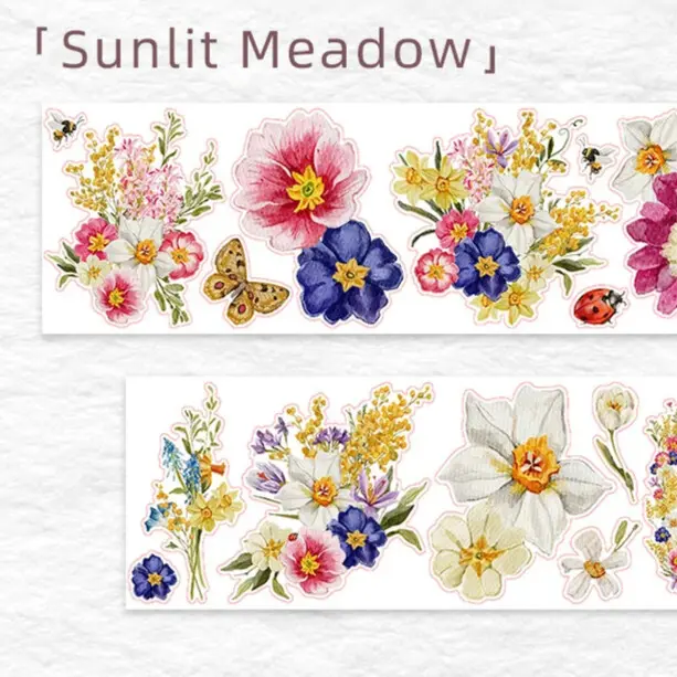Pre-cut Sunlit Meadow Wide PET Tape