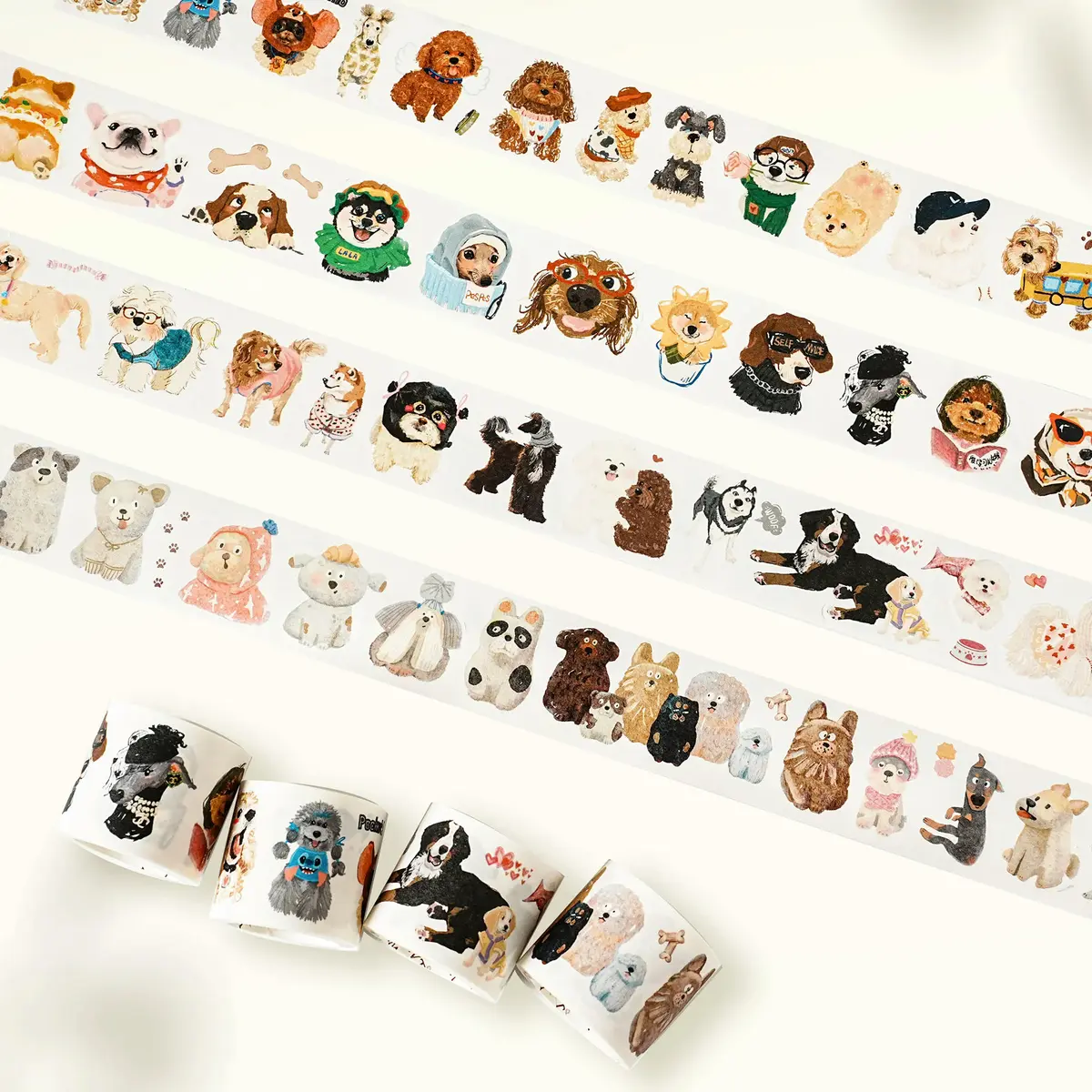 Tail Waggers Washi Tape Sticker Set
