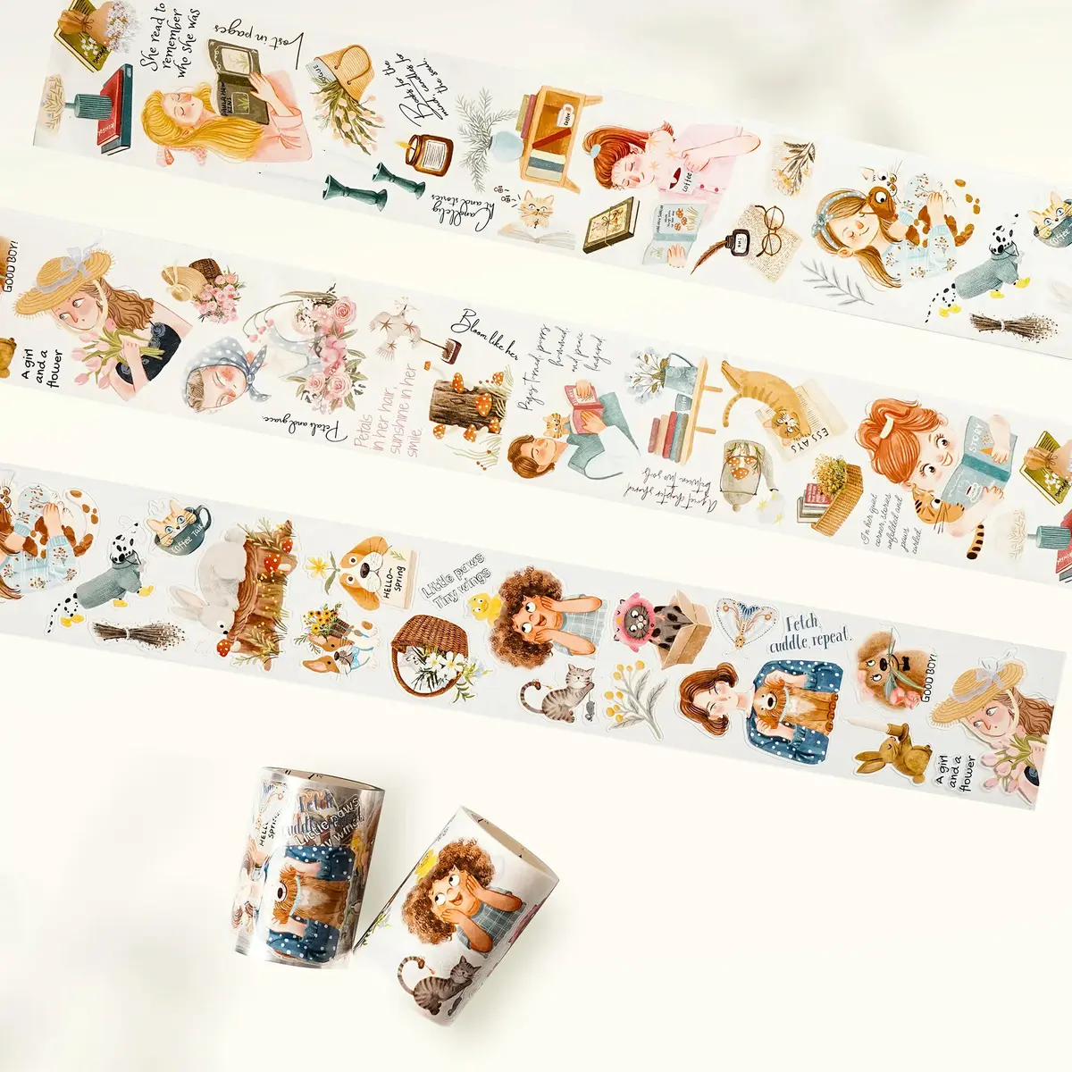Pre-cut Sunday Vibe Wide Washi Tape