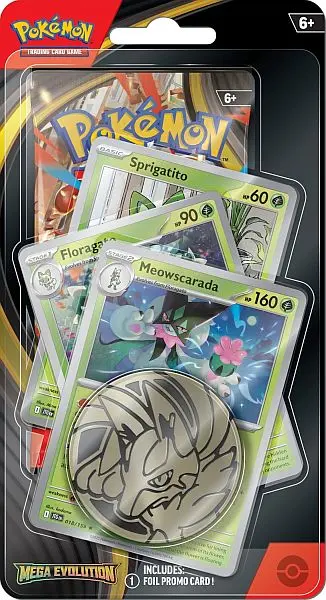 Mega Evolution Meowscarada 1P Premium Checklane Pack