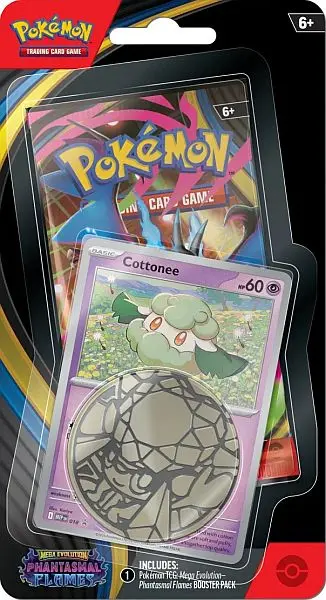 Mega Evolution 2 Phantasmal Flames Cottonee 1P Checklane Pack