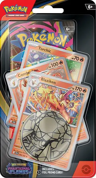 Mega Evolution 2 Phantasmal Flames Blaziken 1P Premium Checklane Pack