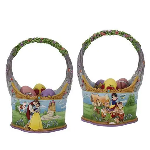 Snow White Easter Basket with Eggs Figurine 23 cm