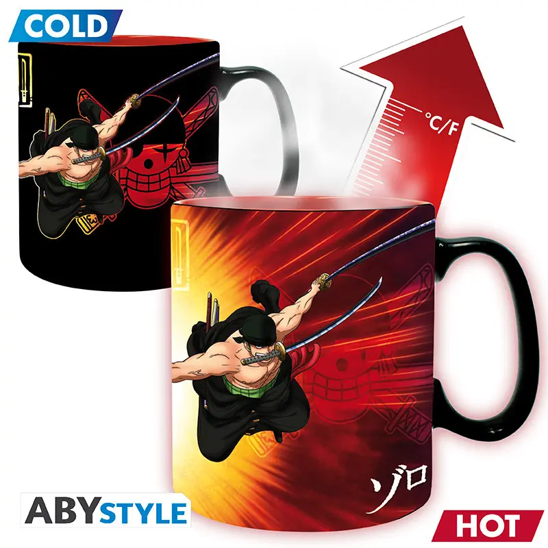 Zoro & Sanji Heat Change Mug 460ml