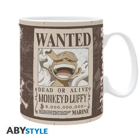 Wanted: Luffy Gear 5 Mug 460 ml