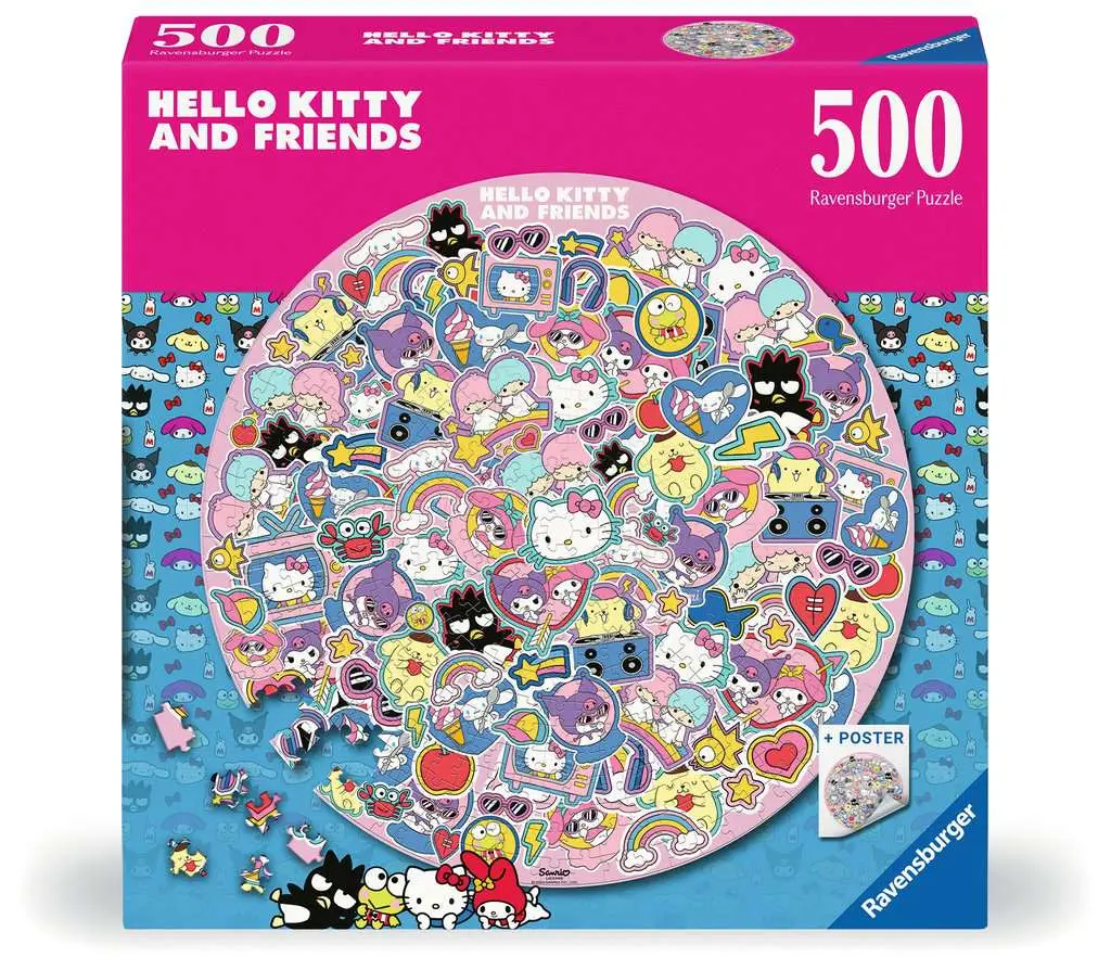 Hello Kitty Circle Puzzle (500)