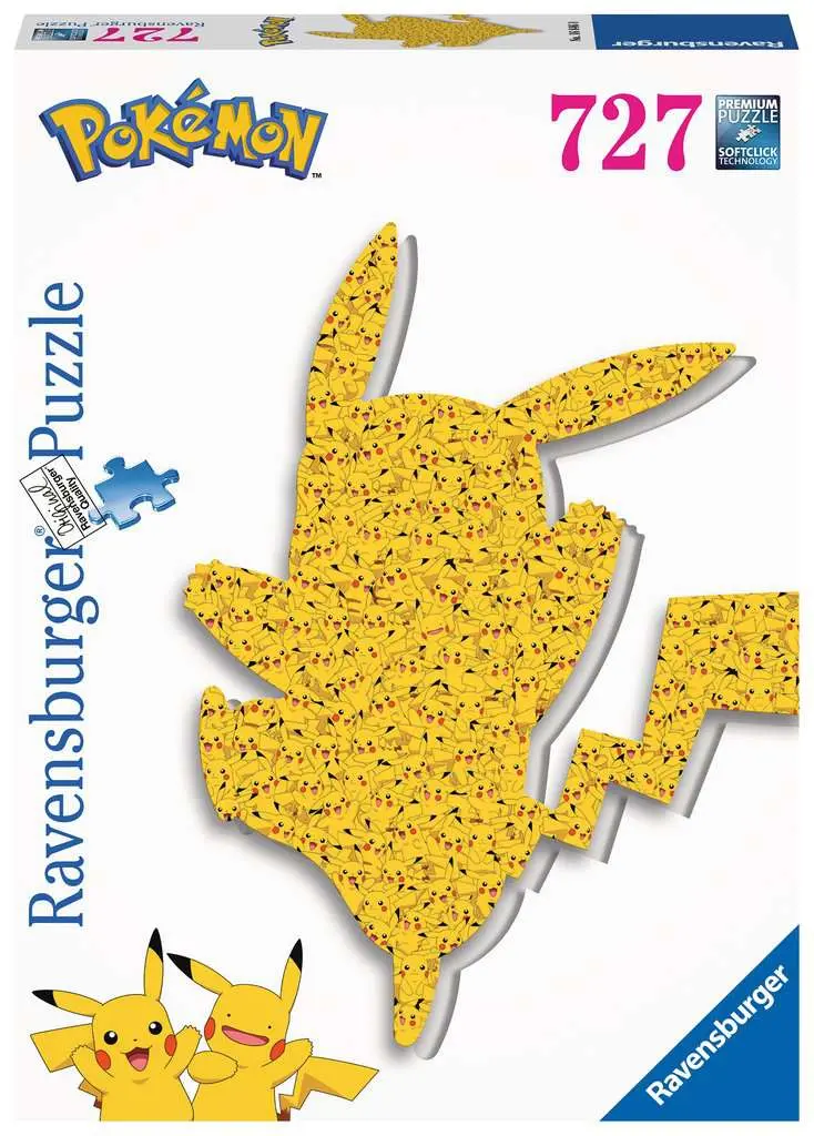 Pikachu Shaped Puzzle (727)