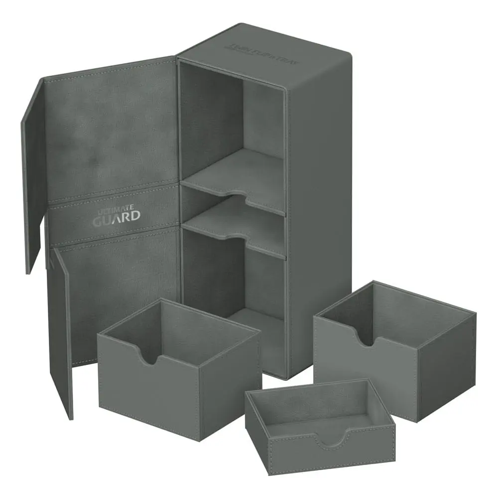 Twin Flip 'n' Tray Deck Case Grey Monocolor XenoSkin (266+)