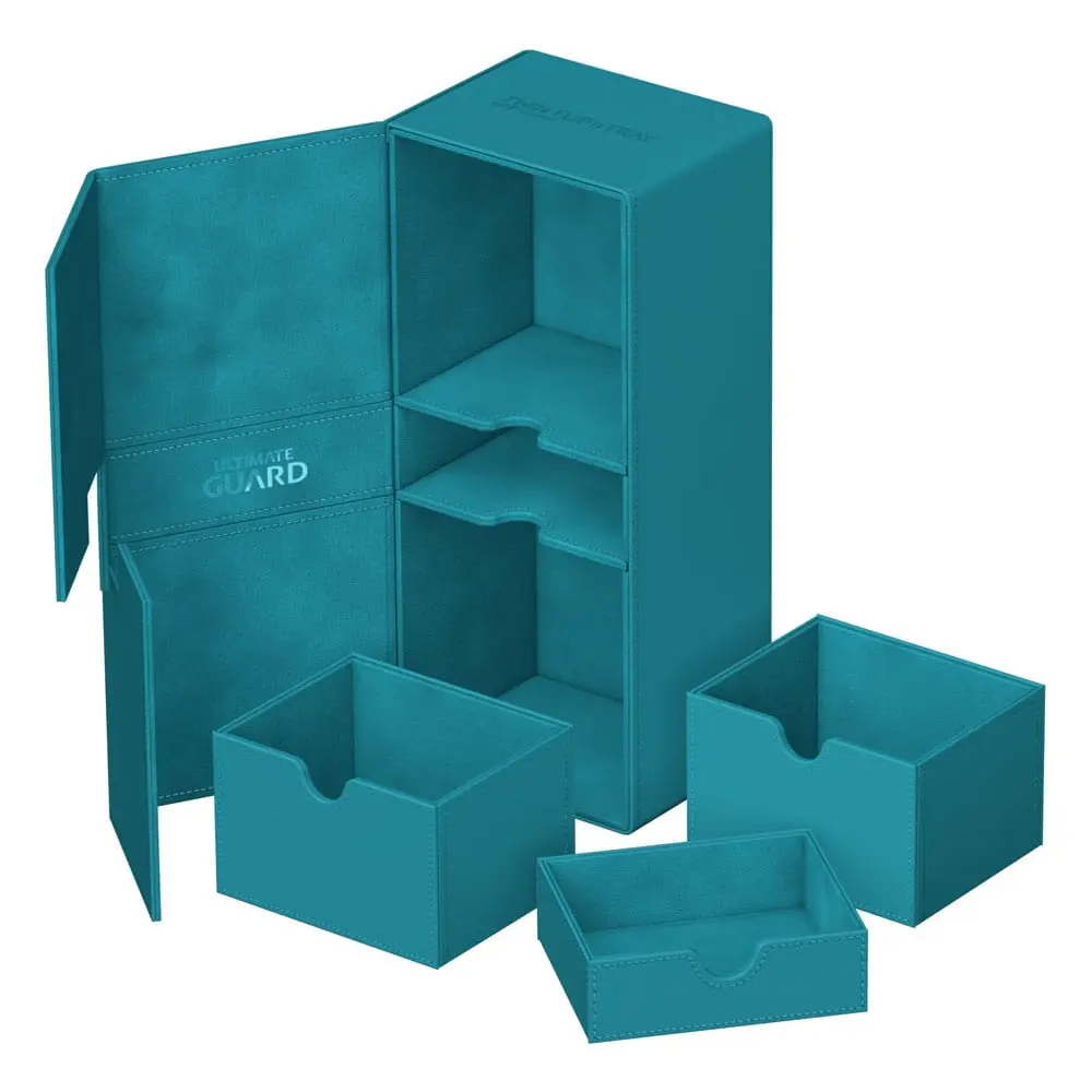 Twin Flip 'n' Tray Deck Case Petrol Monocolor XenoSkin (266+)