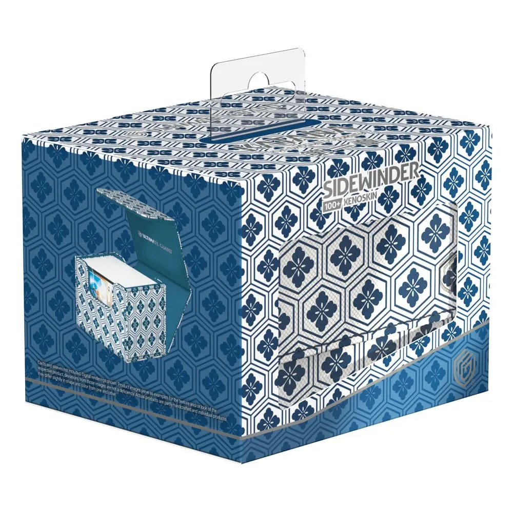 Sidewinder Deck Case Kikko (White/Blue) Katana: Shogun's Journey Part 2 Standard Size Xenoskin (100+)