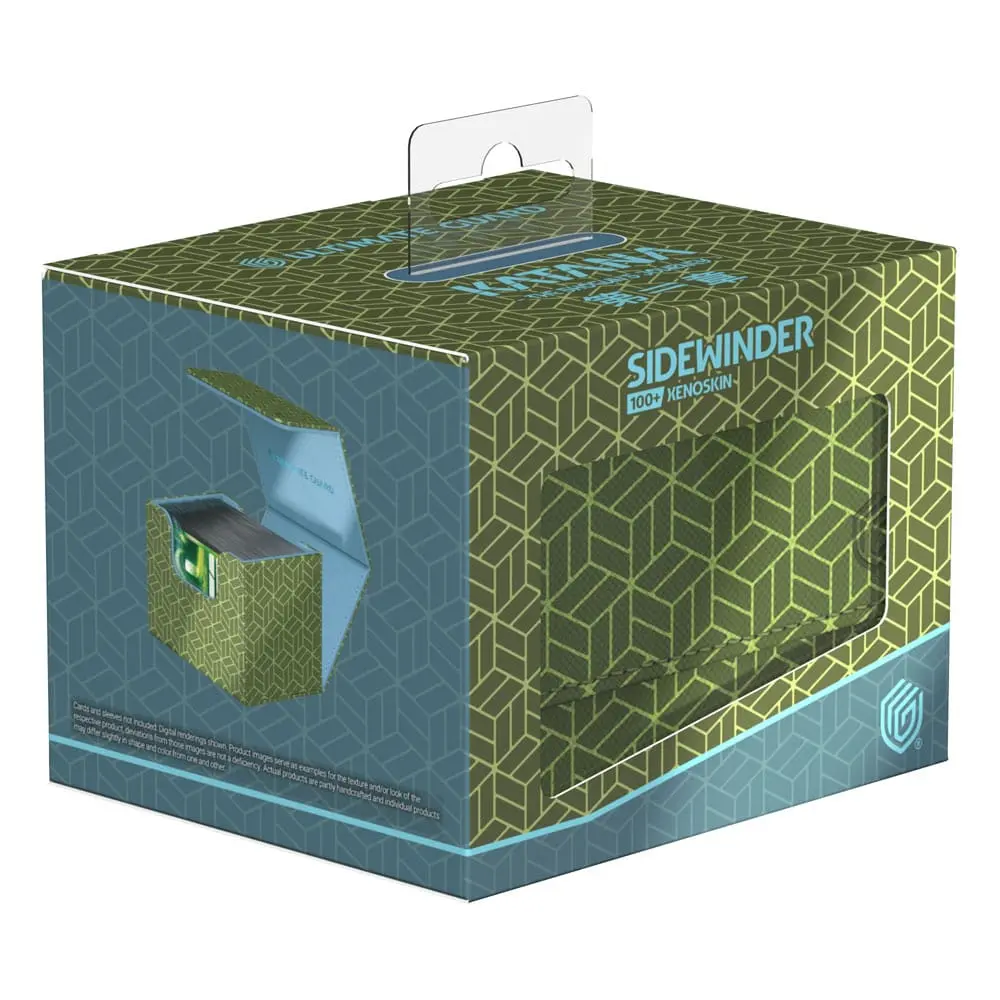 Sidewinder Deck Case Ajiro (Green/Light Blue) Katana: Shogun's Journey Part 2 Standard Size Xenoskin (100+)
