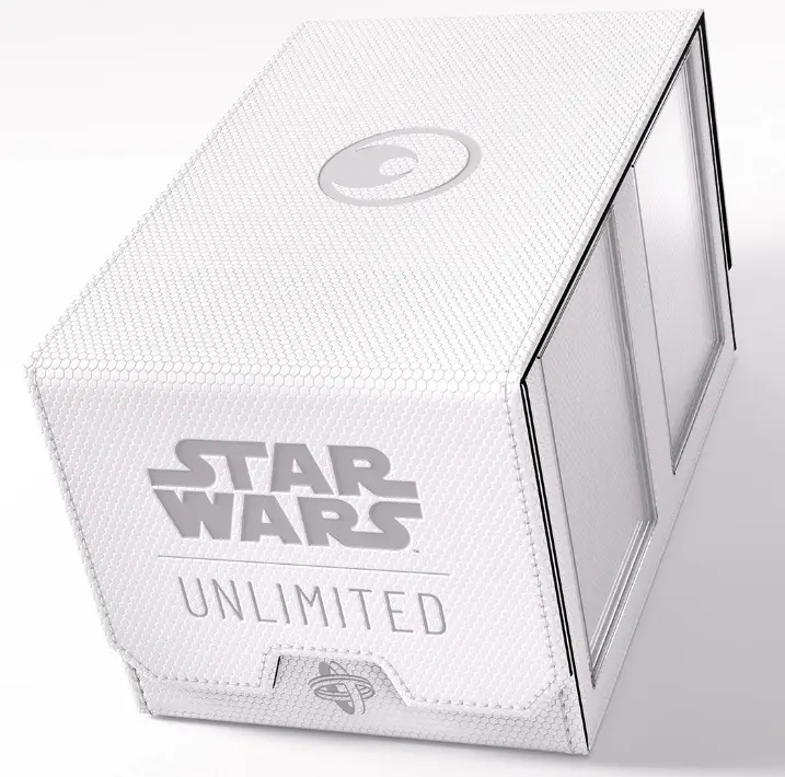 White / Black Double Deck Pod Deck Boks Star Wars Unlimited TCG