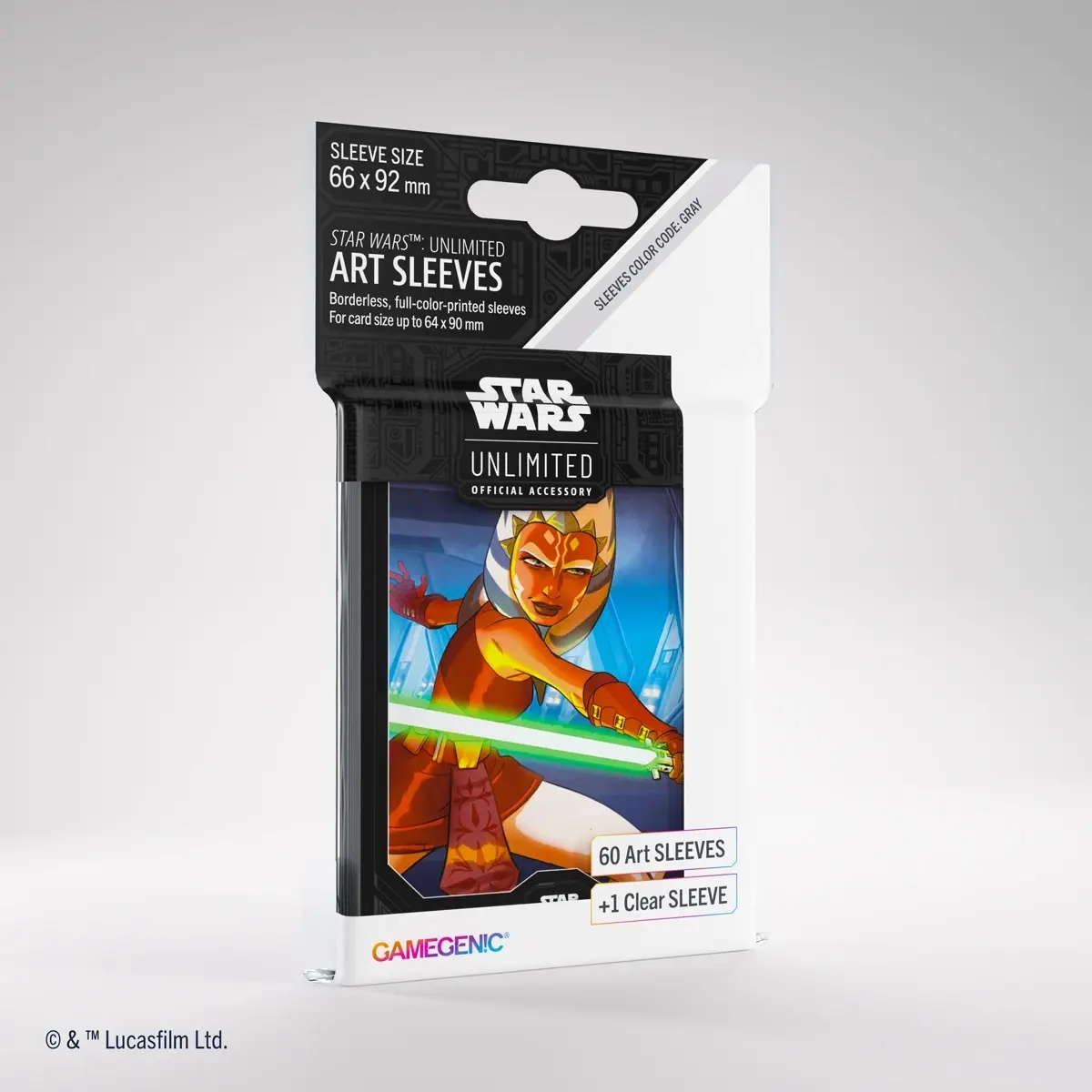 Ahsoka Tano Standard Size Sleeves (60+1)