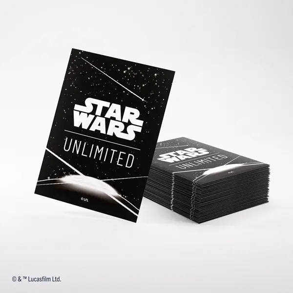 Star Wars Unlimited Premium Card Back White Standard Size Sleeves (60+1)