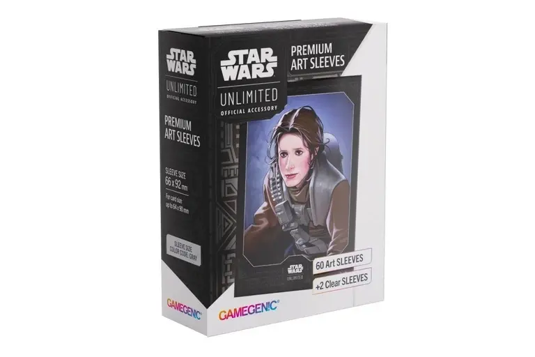 Leia Organa Premium Art Standard Size Sleeves (60+2)