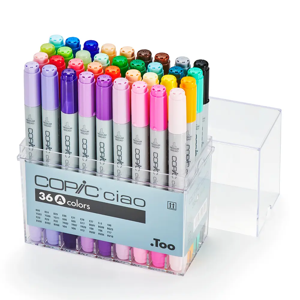 Copic Marker Ciao A Set 36 stk Basis
