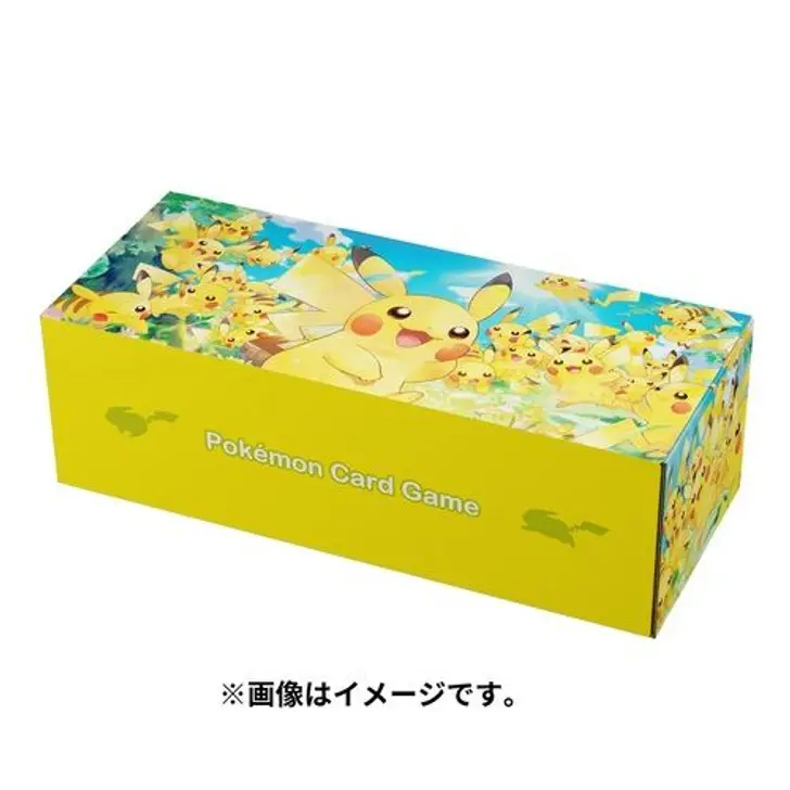 Pokemon Center Original Pikachu Large Gathering Card Box Deck Box, Pokemon