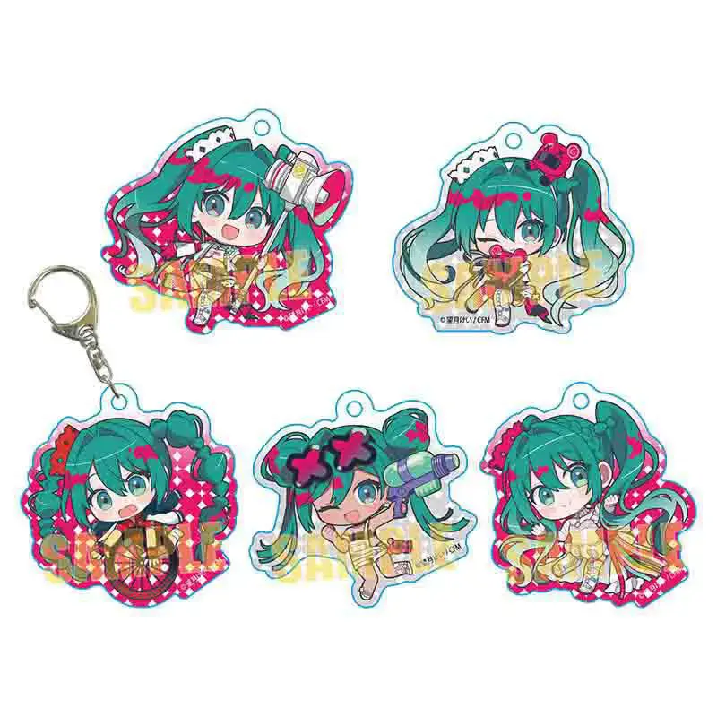 Racing Miku 2025 Trading Acrylic Keychain