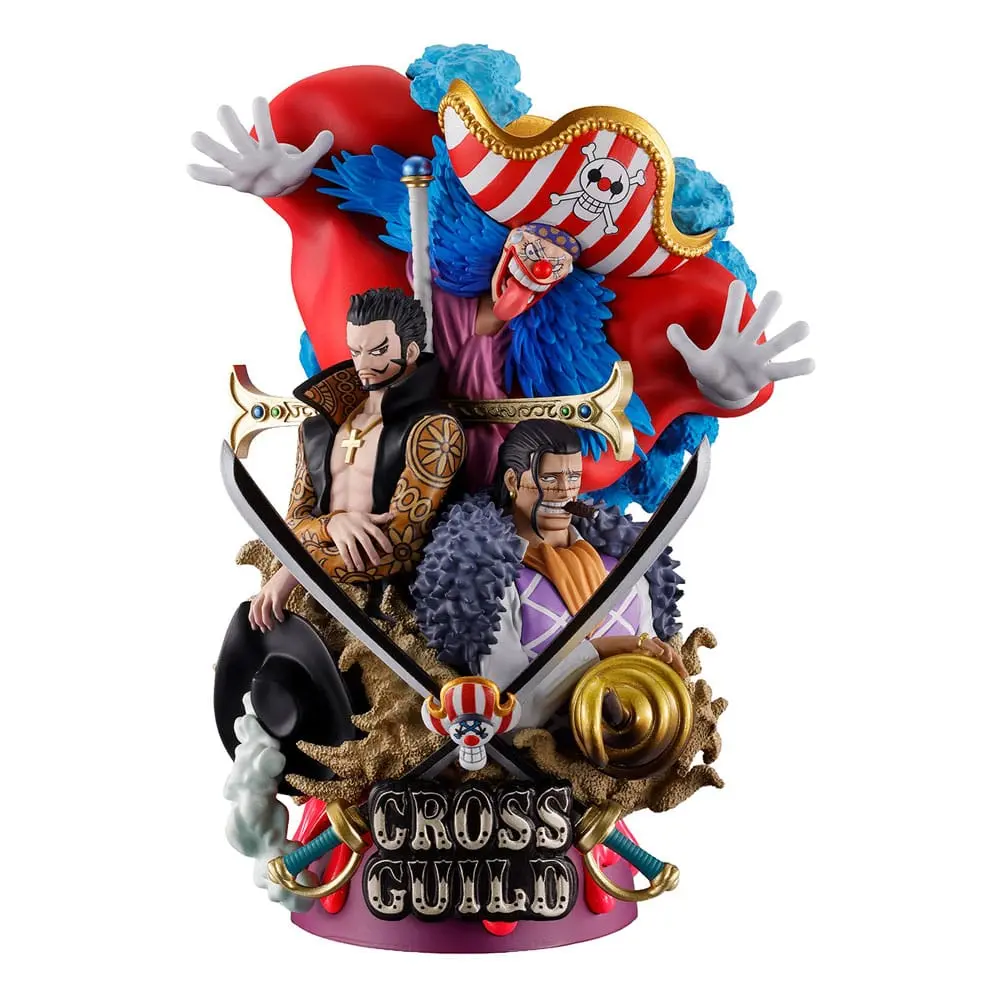 One Piece Logbox Re Birth 03 Cross Guild Petitrama DX PVC Mini Statue 15 cm