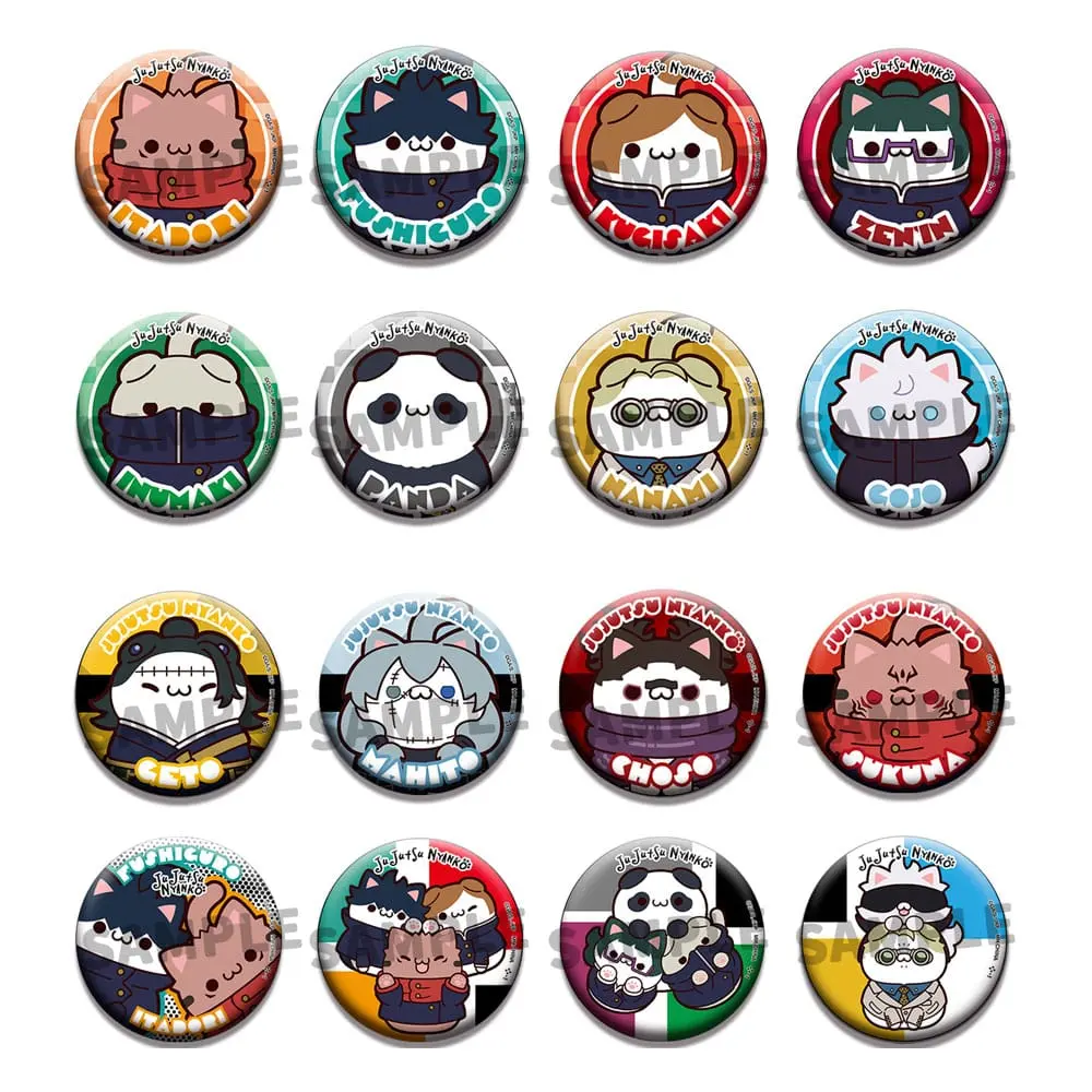 Jujutsu Cats Mega Cat Project Trading Enamel Pin 5 cm