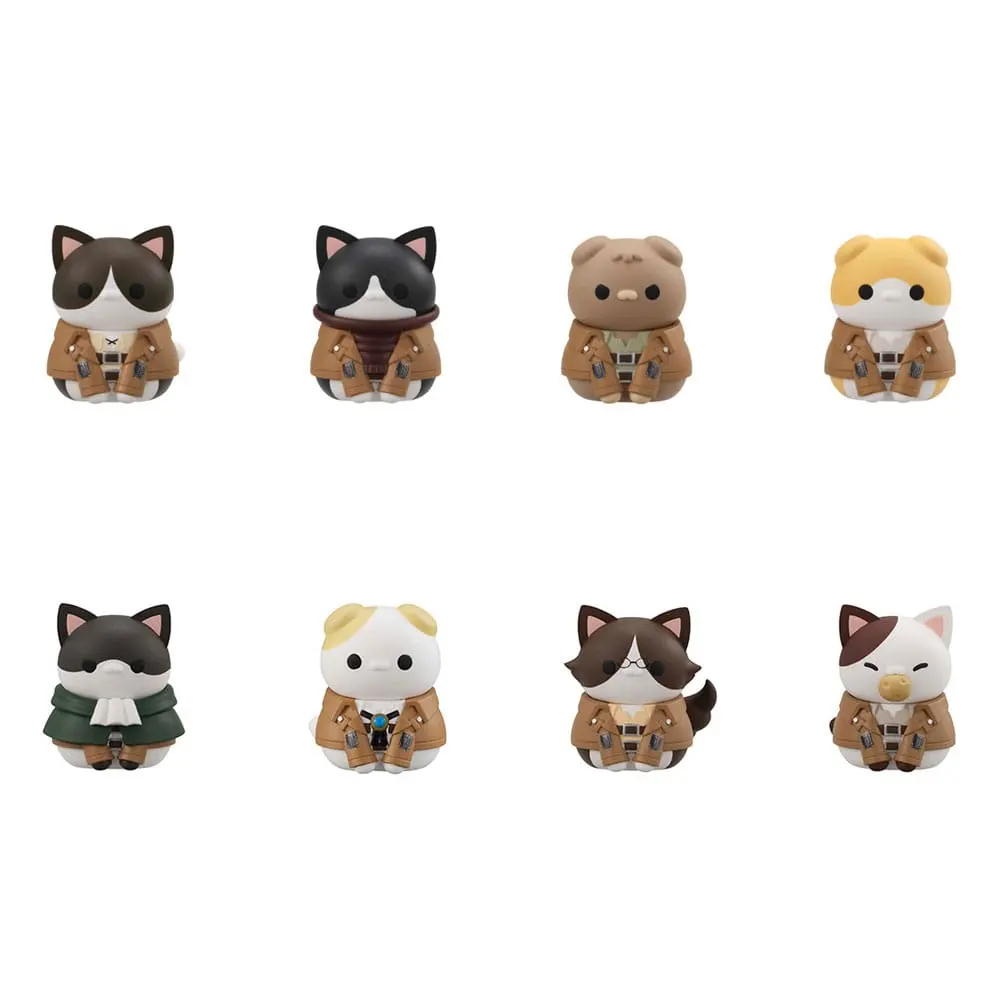 Attack on Tinyan Gathering Scout Regiment Danyan! Mega Cat Project Trading Figure 3 cm