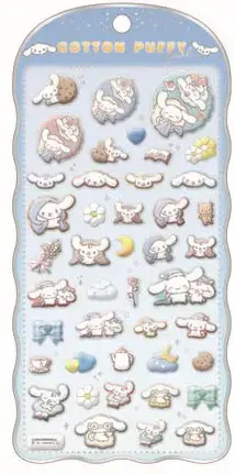 Cinnamoroll Cotton Puffy Stickers