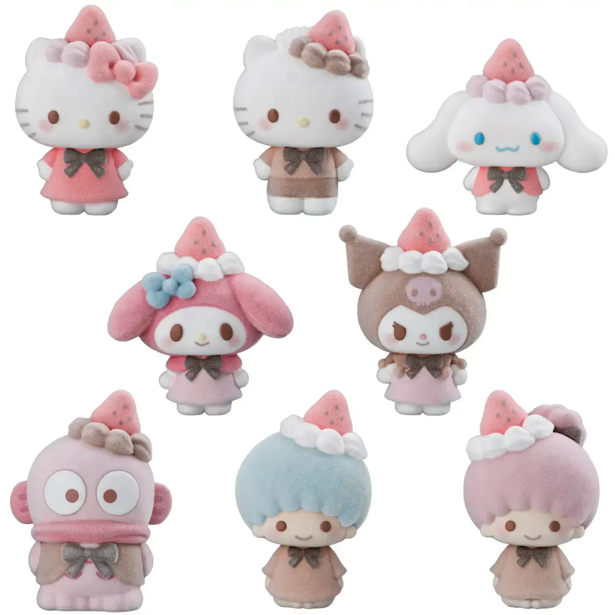 Sanrio Friends Strawberry and Chocolate Afternoon Tea Trading Figure
