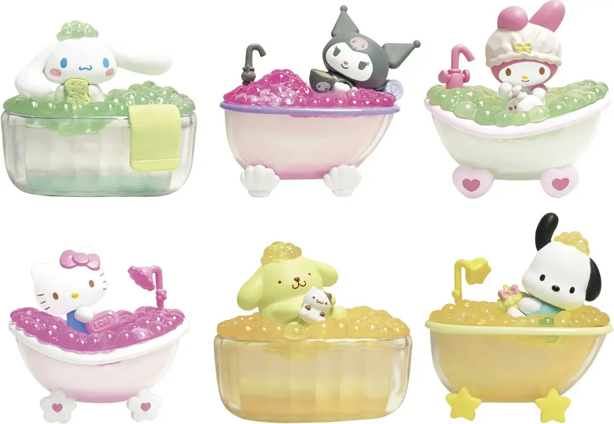 Sanrio Characters Bubble Bath Time Trading Figure