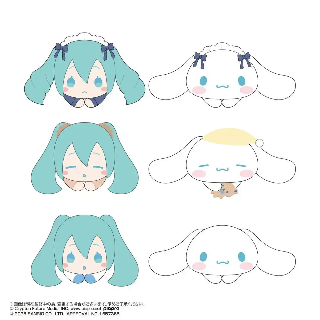 Hatsune Miku x Cinnamoroll Hug Chara 3 Trading Figure