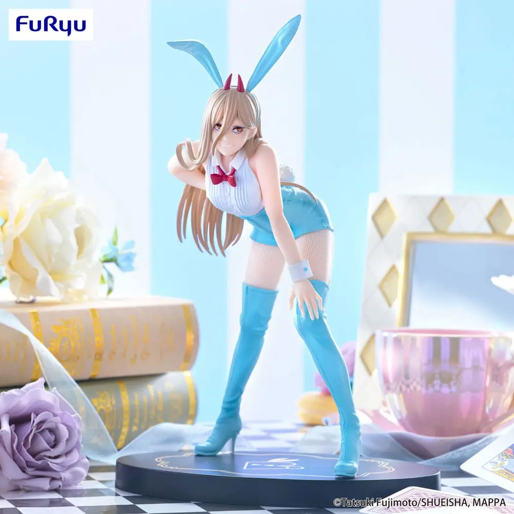 Power Light Blue Color Version BiCute Bunnies PVC Statue 20 cm