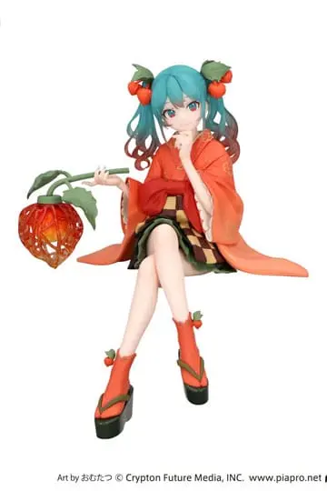 Flower Fairy Winter Cherry Hatsune Miku Noodle Stopper PVC Statue 15 cm