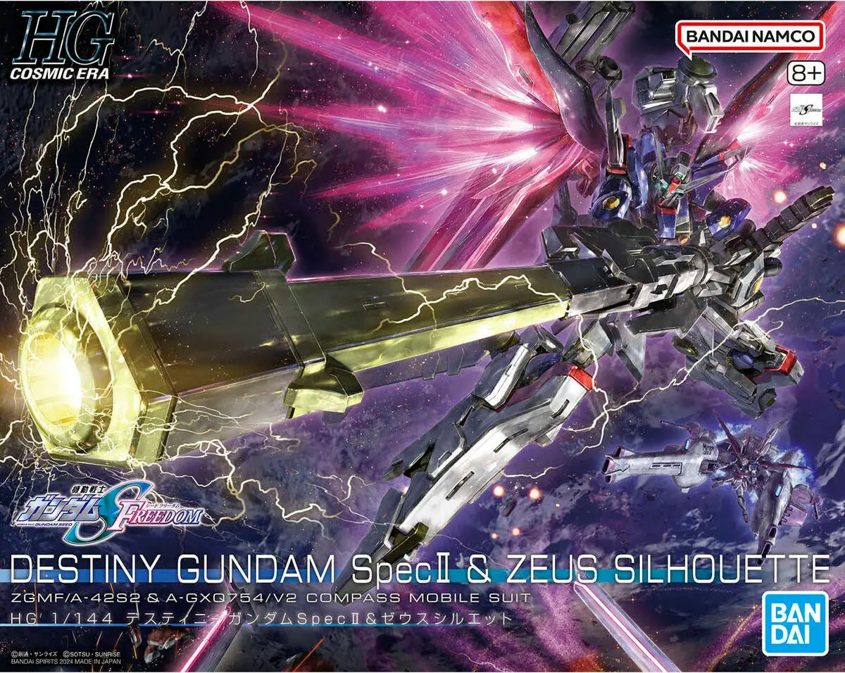 HG Destiny Gundam Spec II & Zeus Sillouette Modek Kit 1/144