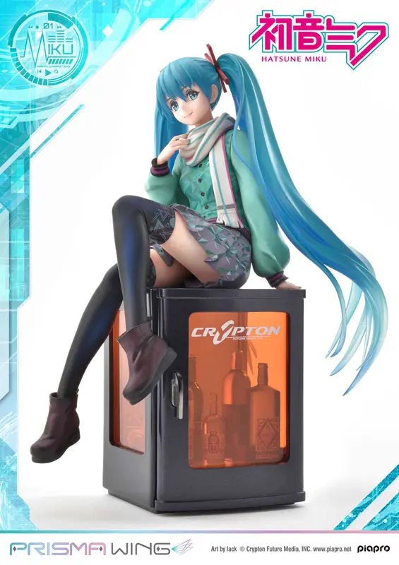 Hatsune Miku Art by Iack Prisma Wing PVC Statue 19 cm