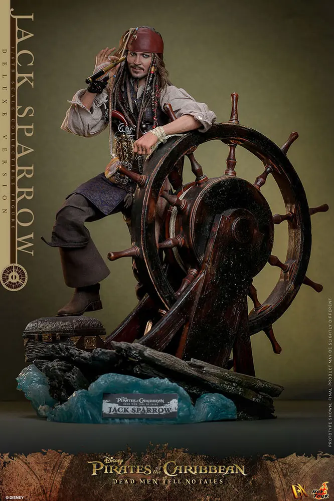 Jack Sparrow Movie Masterpiece Deluxe 2.0 Ver. Action Figure 30 cm
