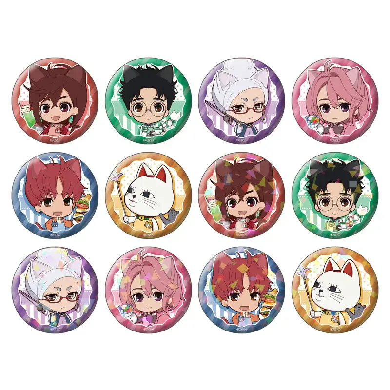 Dandadan Cat Cafe Puchichoco Trading Badge