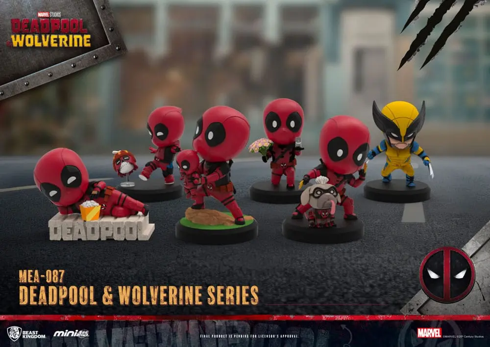 Deadpool & Wolverine Mini Egg Attack Figure 8 cm
